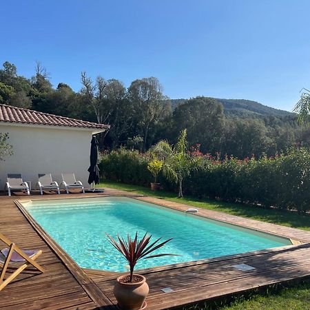 Magnifique Villa Recente Entre Mer Et Montagne Situee Entre Ajaccio Et Porticcio Cauro Exterior foto