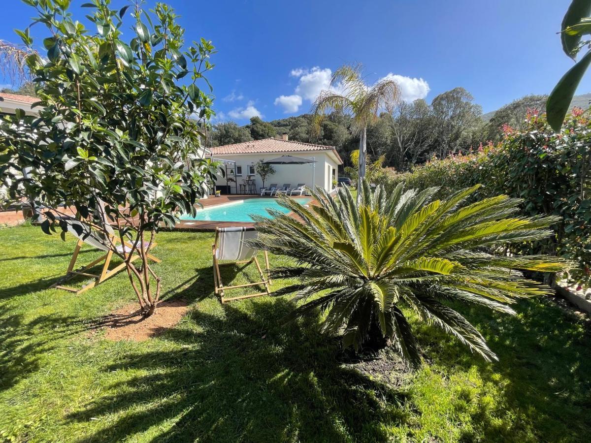Magnifique Villa Recente Entre Mer Et Montagne Situee Entre Ajaccio Et Porticcio Cauro Exterior foto